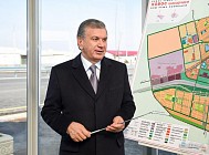 Ўзбекистон президенти Ховос туманининг янги марказини қуришни топширди 