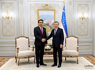 Мирзиёев ва Эмомали Тошкент ва Душанбе ўртасидаги ҳамкорликни кенгайтиришни муҳокама қилдилар