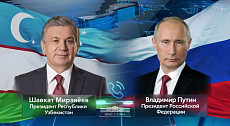 Мирзиеев поздравил Путина с днем рождения
