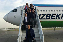 НАК Узбекистана перевезла делегацию французских туроператоров из Парижа в Самарканд