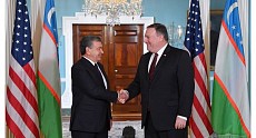 Мирзиёев АҚШ Давлат департаментига ташриф буюрди