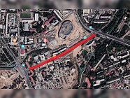 В Ташкенте в связи со строительством ледового комплекса до весны ограничат движение транспорта на некоторых улицах