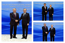 Мирзиеев принял Назарбаева, Жээнбекова и Рахмона на полях второй Консультативной встречи глав государств ЦА