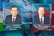 Ўзбекистон ва Туркия президентлари телефонда мулоқот қилдилар 