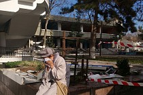 Тошкентдаги машҳур Киночилар уйи ўрнида тозалаш ишлари олиб борилоқда  