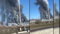 В Узбекистане на тепловой электростанции произошел пожар