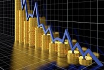 Цена на золото по итогам вечернего межбанковского фиксинга в Лондоне в четверг понизилась