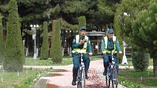 Наманганда милиция велопатрули пайдо бўлди