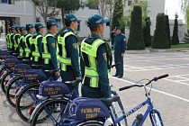 В Намангане появился милицейский велопатруль