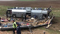 11 человек погибли и около 30 пострадали в ДТП с участием автобуса в Жамбылской области
